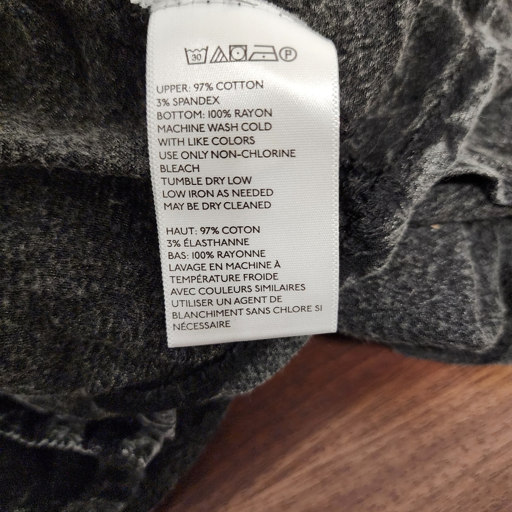 Ecote Moonbeam Button Front Black Tank Dress - Picture 6 of 8